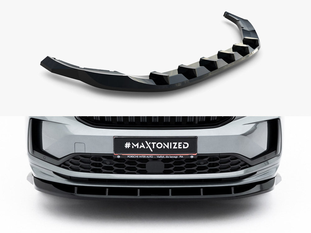 MAXTON DESIGN FRONT SPLITTER V2 SKODA KODIAQ SPORTLINE MK2 — photo 1