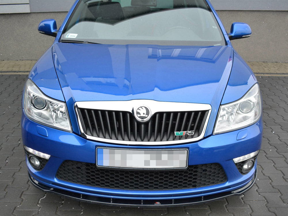 MAXTON DESIGN FRONT SPLITTER V.1 SKODA OCTAVIA MK2 VRS FACELIFT — photo 2