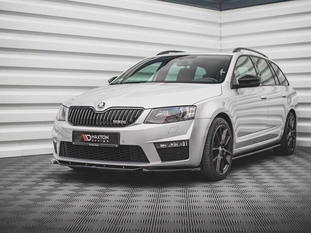 MAXTON DESIGN FRONT SPLITTER V.4 SKODA OCTAVIA RS MK3 2013-2016 — photo 2
