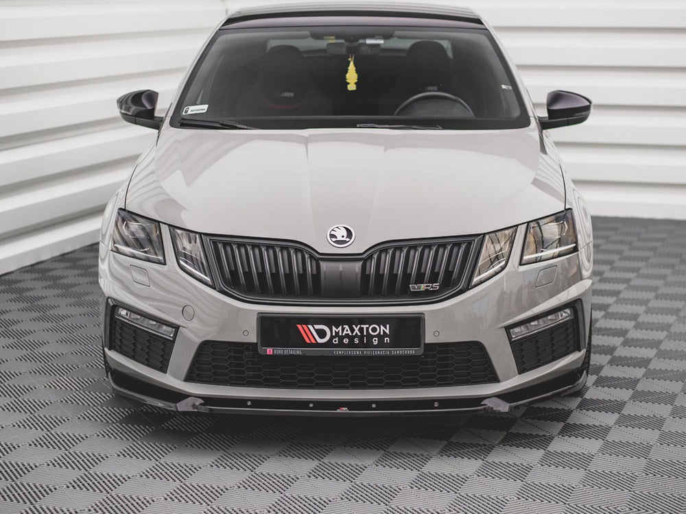 MAXTON DESIGN FRONT SPLITTER V.2 SKODA OCTAVIA RS MK3 FACELIFT — photo 2