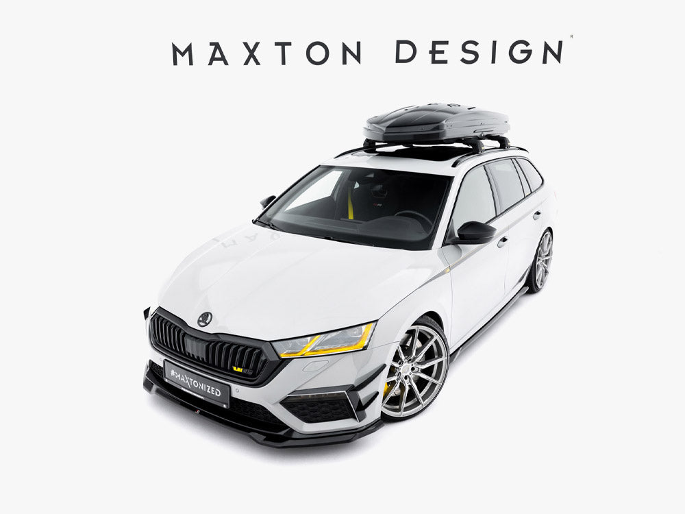 MAXTON DESIGN FRONT SPLITTER V.4 SKODA OCTAVIA RS MK4 — photo 4