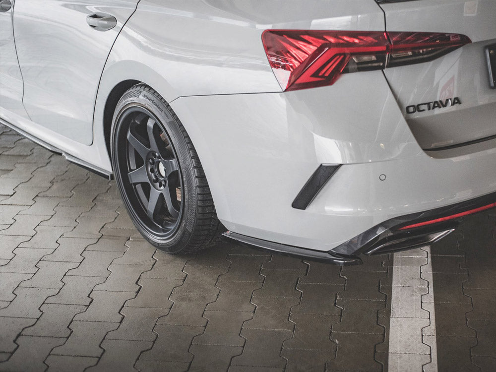 MAXTON DESIGN REAR SIDE SPLITTERS V.1 SKODA OCTAVIA RS MK4 — photo 3