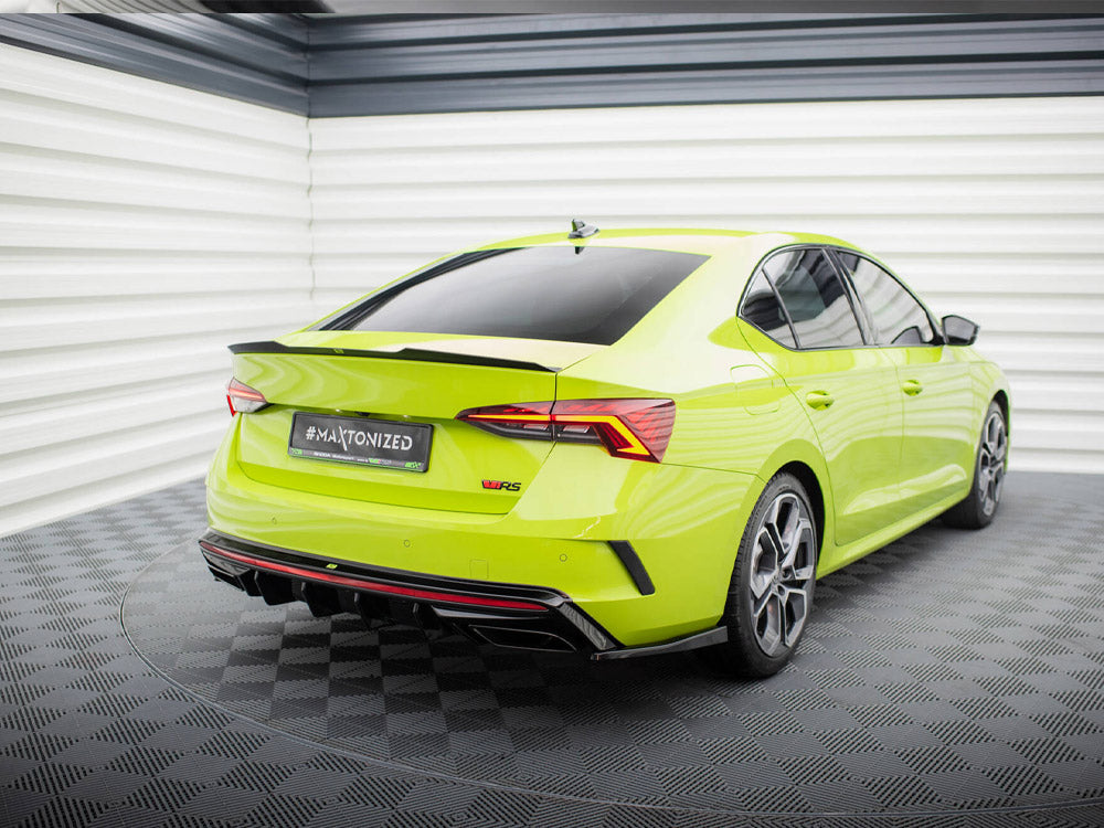 MAXTON DESIGN REAR SIDE SPLITTERS V.4 SKODA OCTAVIA RS MK4 — photo 2