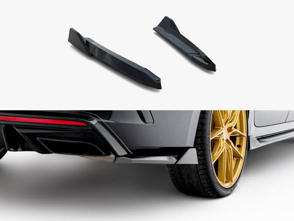 MAXTON DESIGN REAR SIDE SPLITTERS V.4 SKODA OCTAVIA RS MK4 — photo 1
