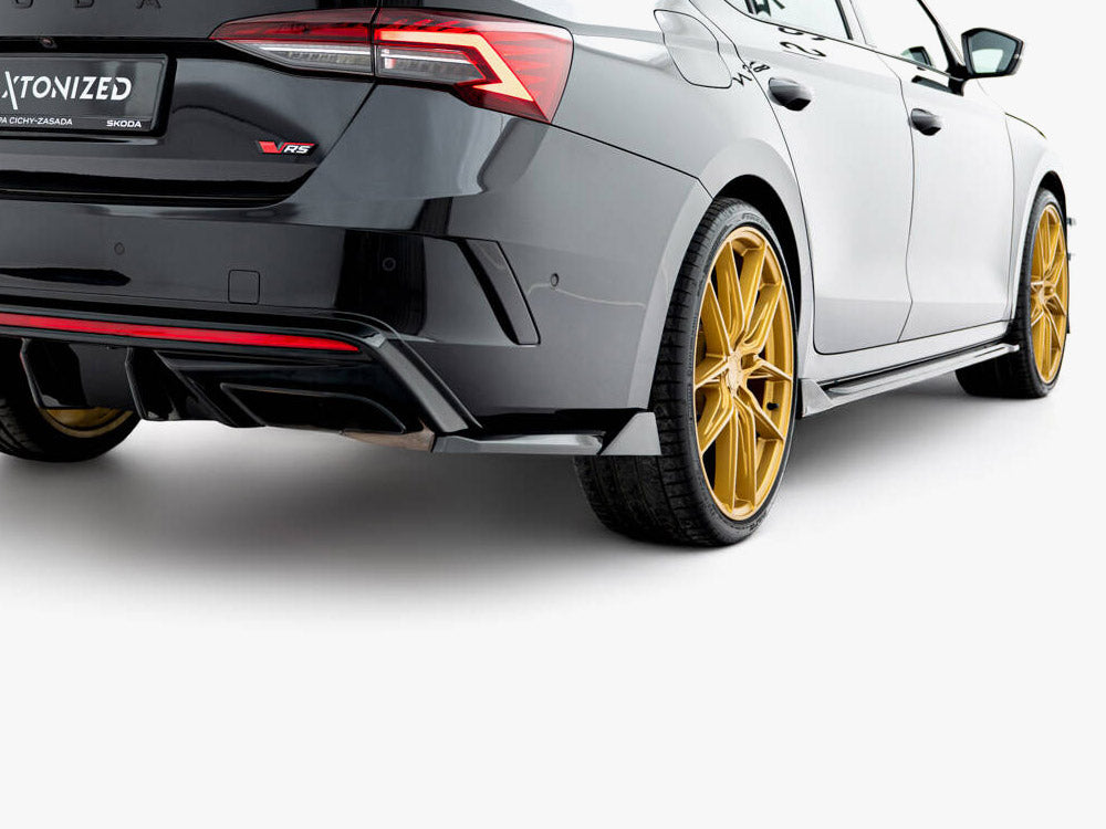 MAXTON DESIGN REAR SIDE SPLITTERS V.4 SKODA OCTAVIA RS MK4 — photo 3
