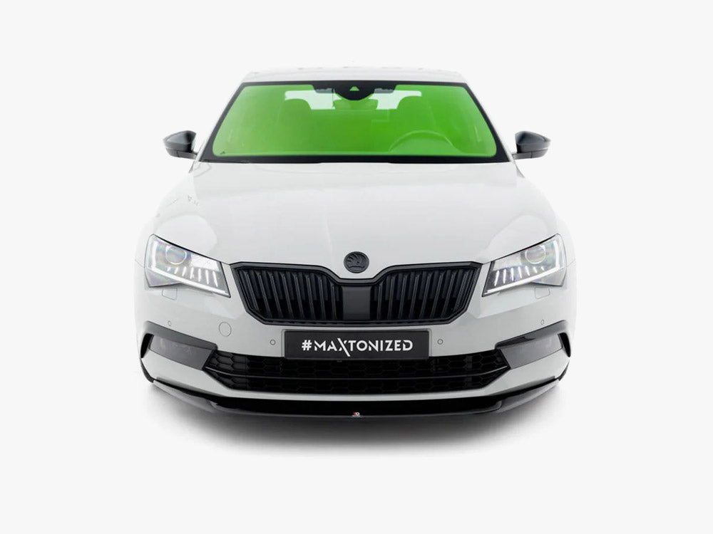 MAXTON DESIGN FRONT SPLITTER V.1 SKODA SUPERB MK3 — photo 3