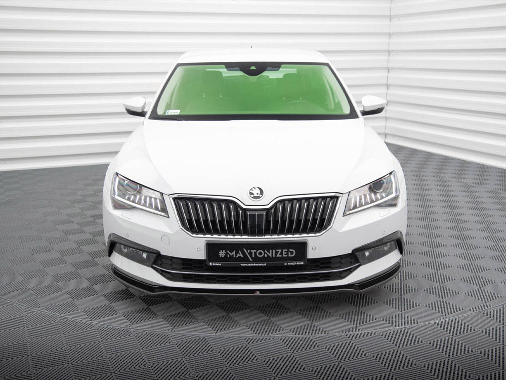MAXTON DESIGN FRONT SPLITTER V.2 SKODA SUPERB MK3 — photo 3