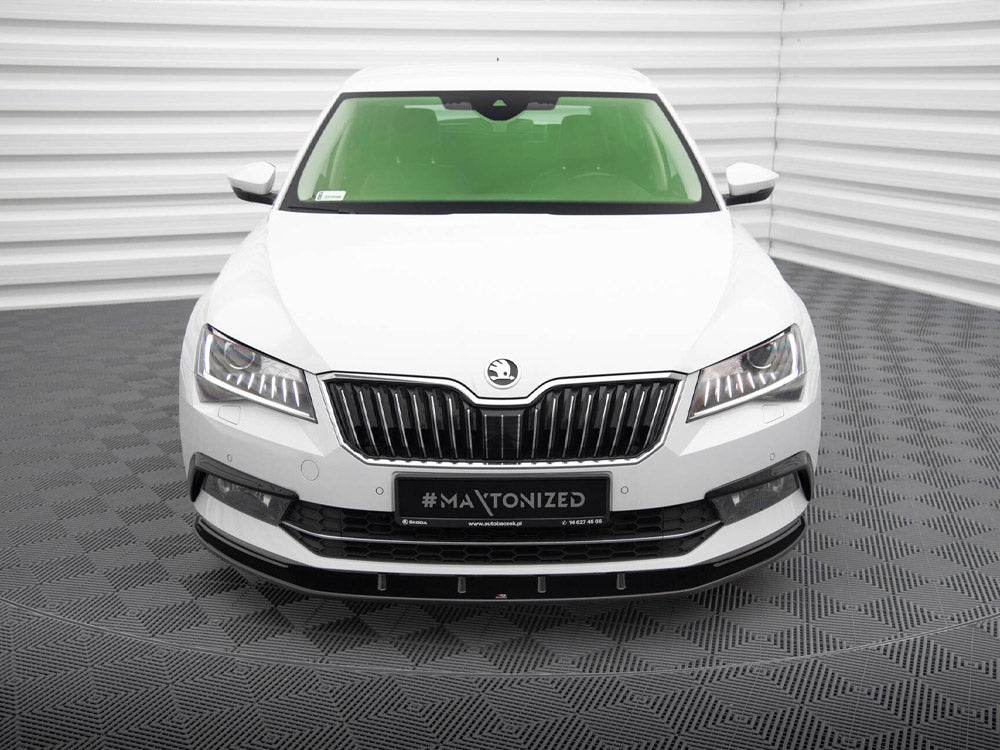 MAXTON DESIGN FRONT SPLITTER V.3 SKODA SUPERB MK3 — photo 3