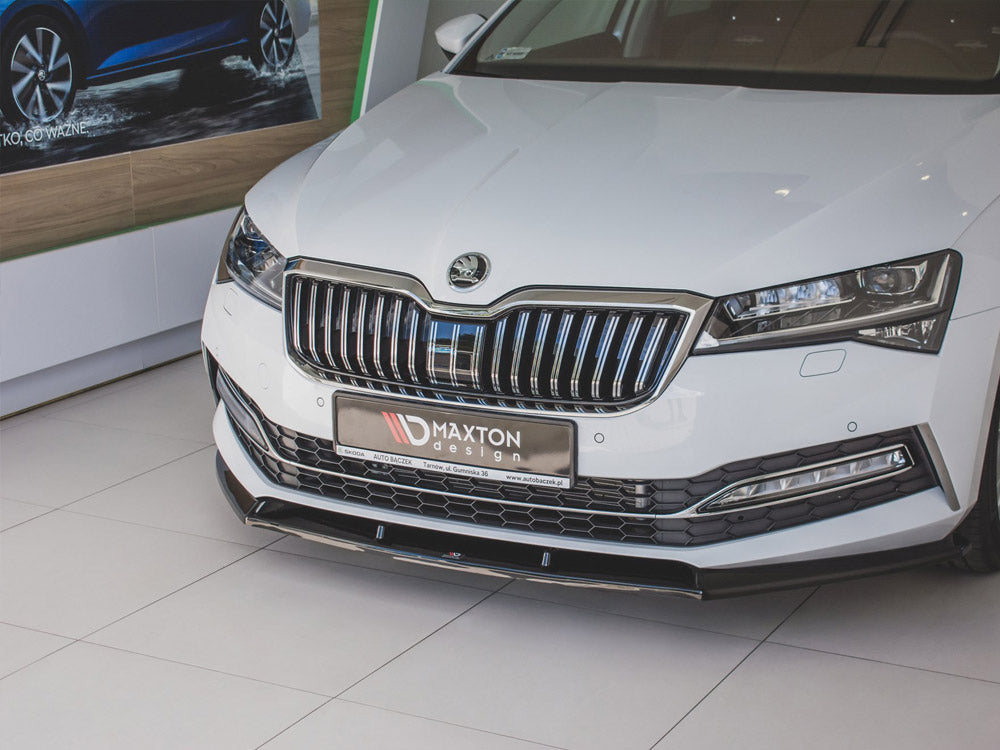 MAXTON DESIGN FRONT SPLITTER V.2 SKODA SUPERB MK3 FACELIFT — photo 4
