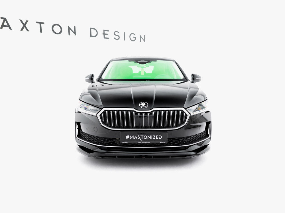 MAXTON DESIGN FRONT SPLITTER V.1 SKODA SUPERB MK4 — photo 4