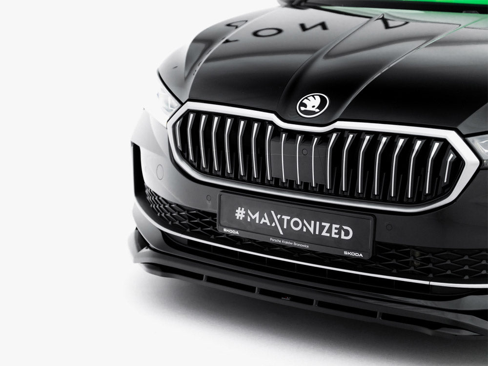 MAXTON DESIGN FRONT SPLITTER V.1 SKODA SUPERB MK4 — photo 5