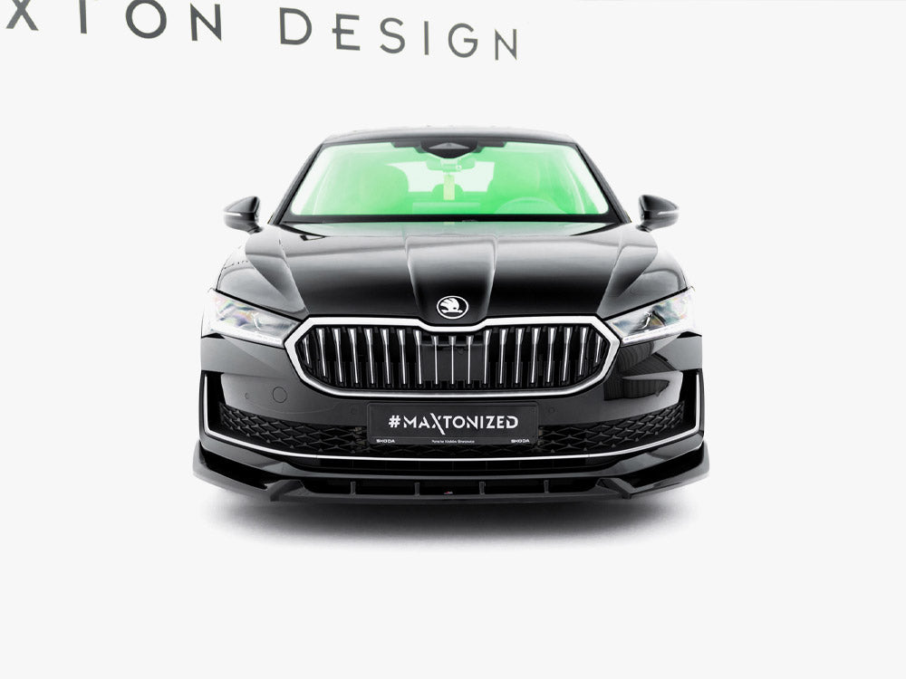 MAXTON DESIGN FRONT SPLITTER V.2 SKODA SUPERB MK4 — photo 4