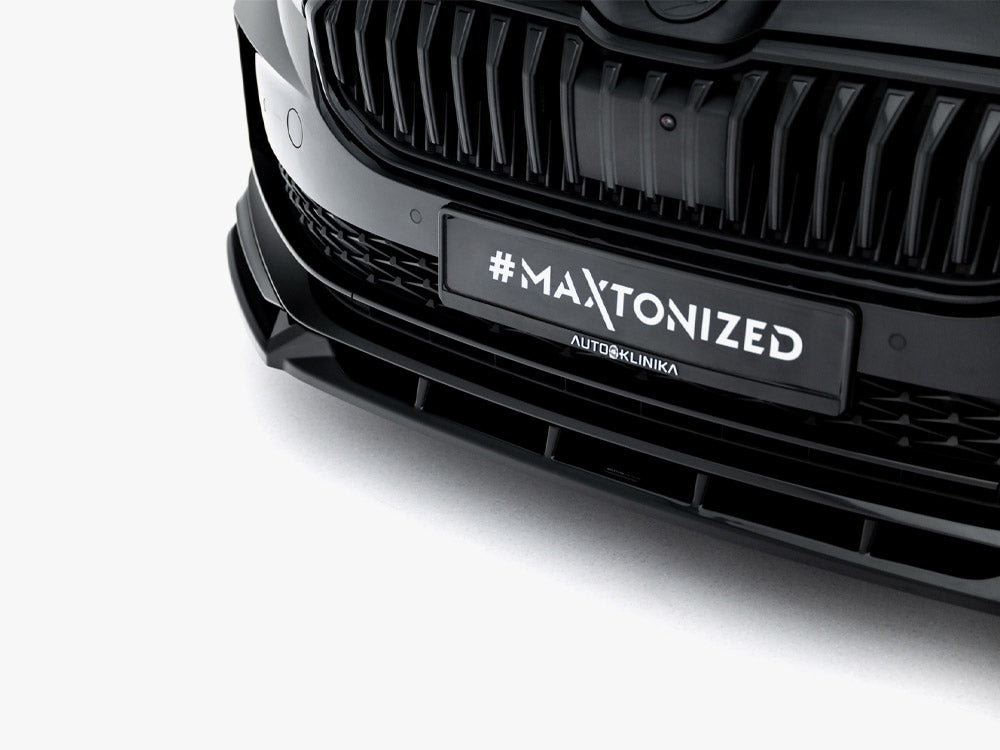 MAXTON DESIGN FRONT SPLITTER V.2 SKODA SUPERB SPORTLINE MK4 — photo 5