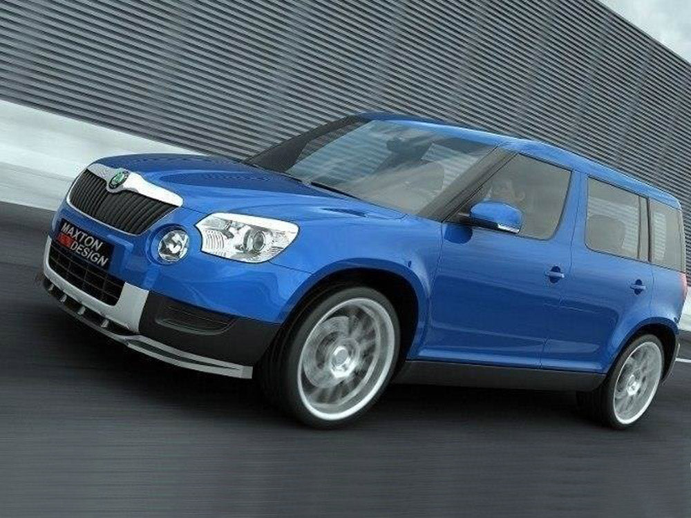 MAXTON DESIGN FRONT SPLITTER SKODA YETI (2009-2013) — photo 1