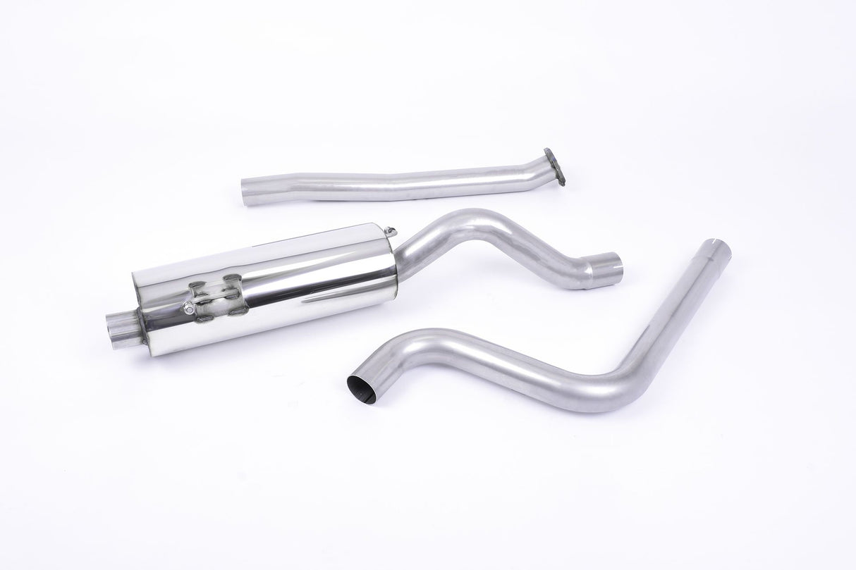 MILLTEK SPORT NON-RESONATED CAT-BACK RACE EXHAUST SYSTEM WITH BURNT TITANIUM TIPS FIESTA ST180