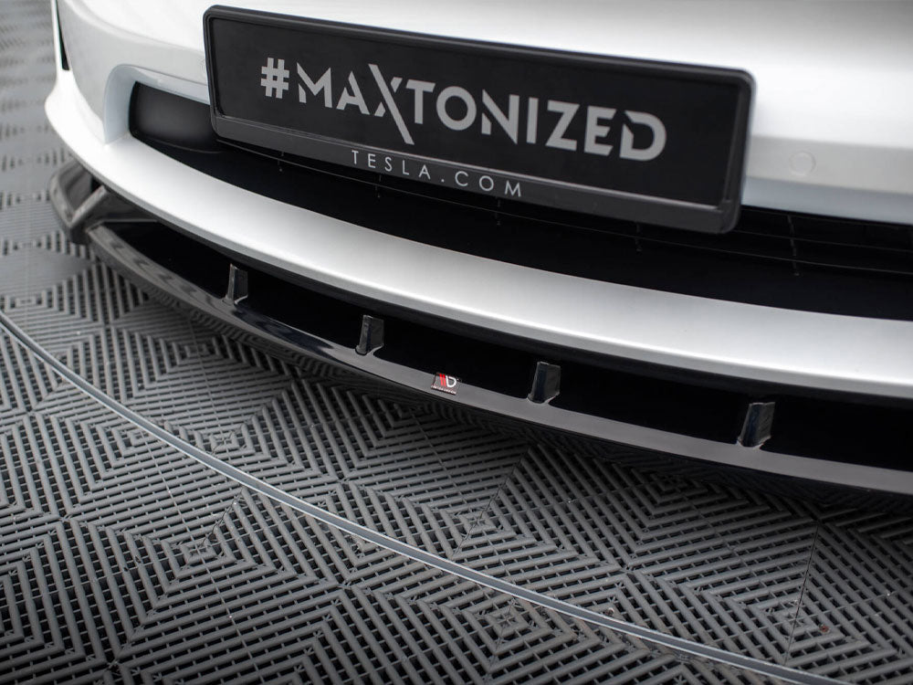 MAXTON DESIGN FRONT SPLITTER V2 TESLA MODEL X MK1 FACELIFT — photo 4