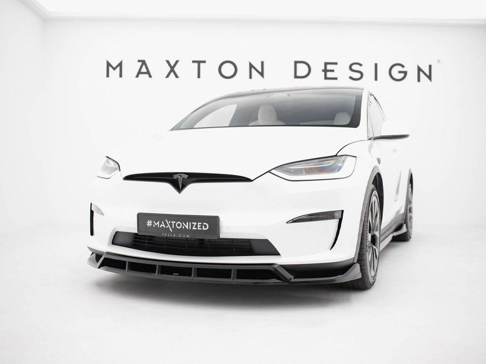 MAXTON DESIGN FRONT SPLITTER V3 TESLA MODEL X MK1 FACELIFT — photo 2