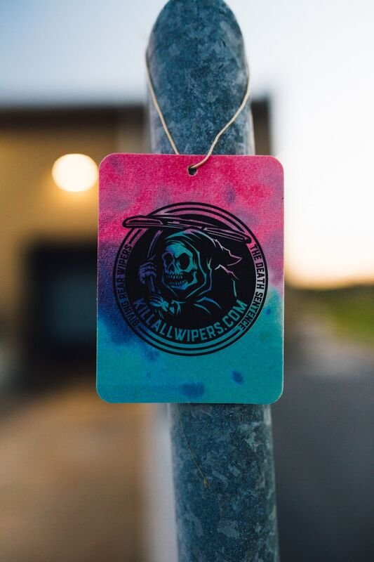 Kill All Wipers Tye Dye Air Freshener - KAWTDAF