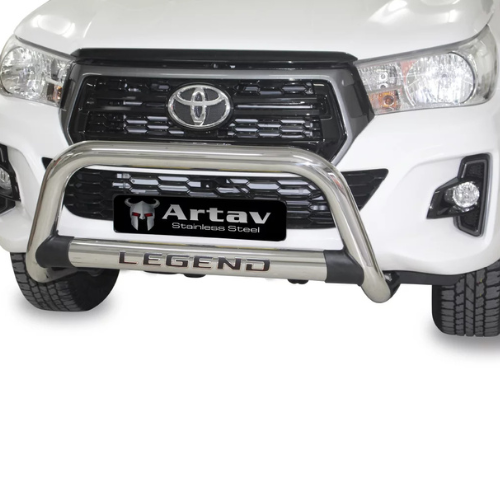 Toyota Hilux Legend 2016> Oval Nudge Bar Stainless