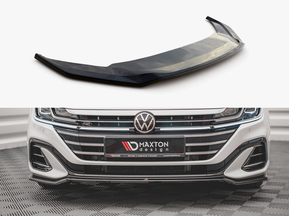 MAXTON DESIGN FRONT SPLITTER V.3 VOLKSWAGEN ARTEON R-LINE MK1 FACELIFT — photo 1