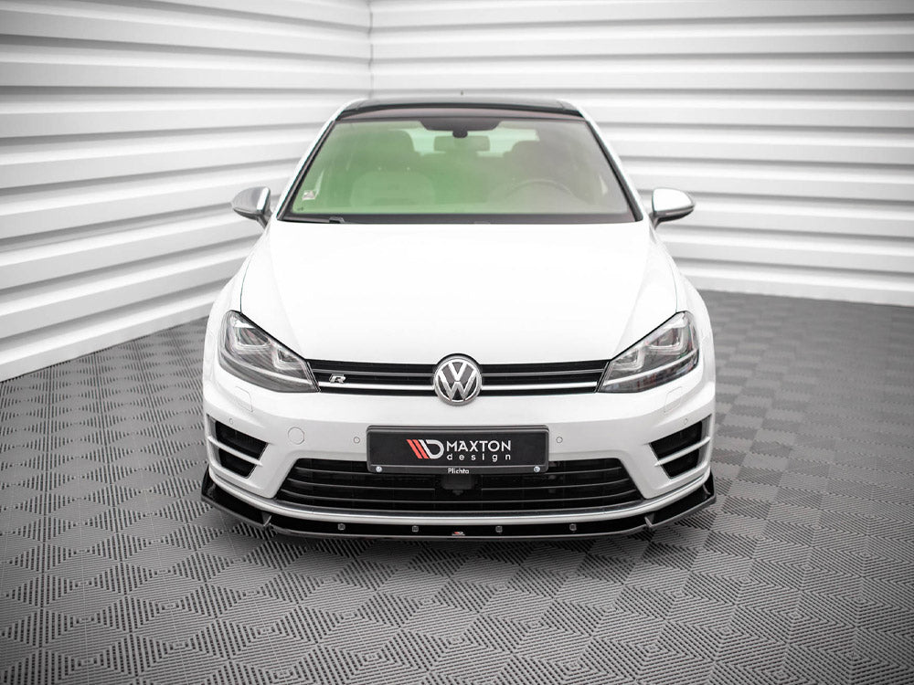 MAXTON DESIGN FRONT SPLITTER V.4 VW GOLF R / R-LINE MK7 — photo 3