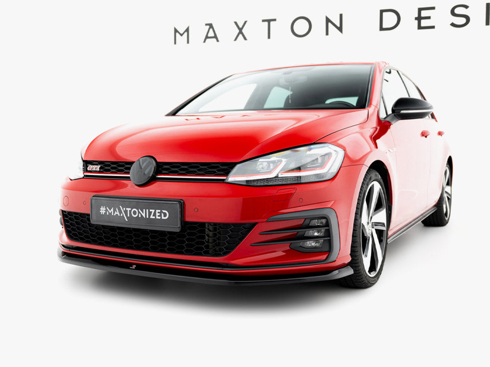 MAXTON DESIGN FRONT SPLITTER V.3 VOLKSWAGEN GOLF GTI MK7 FACELIFT — photo 2