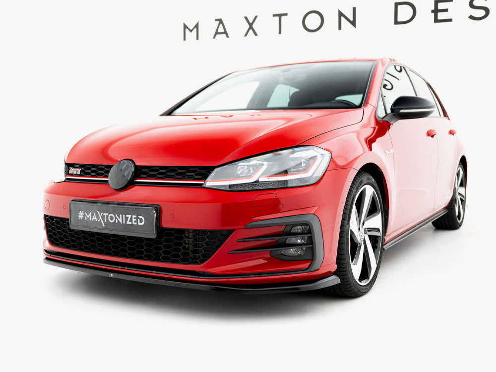 MAXTON DESIGN FRONT SPLITTER V.4 VOLKSWAGEN GOLF GTI MK7 FACELIFT — photo 2