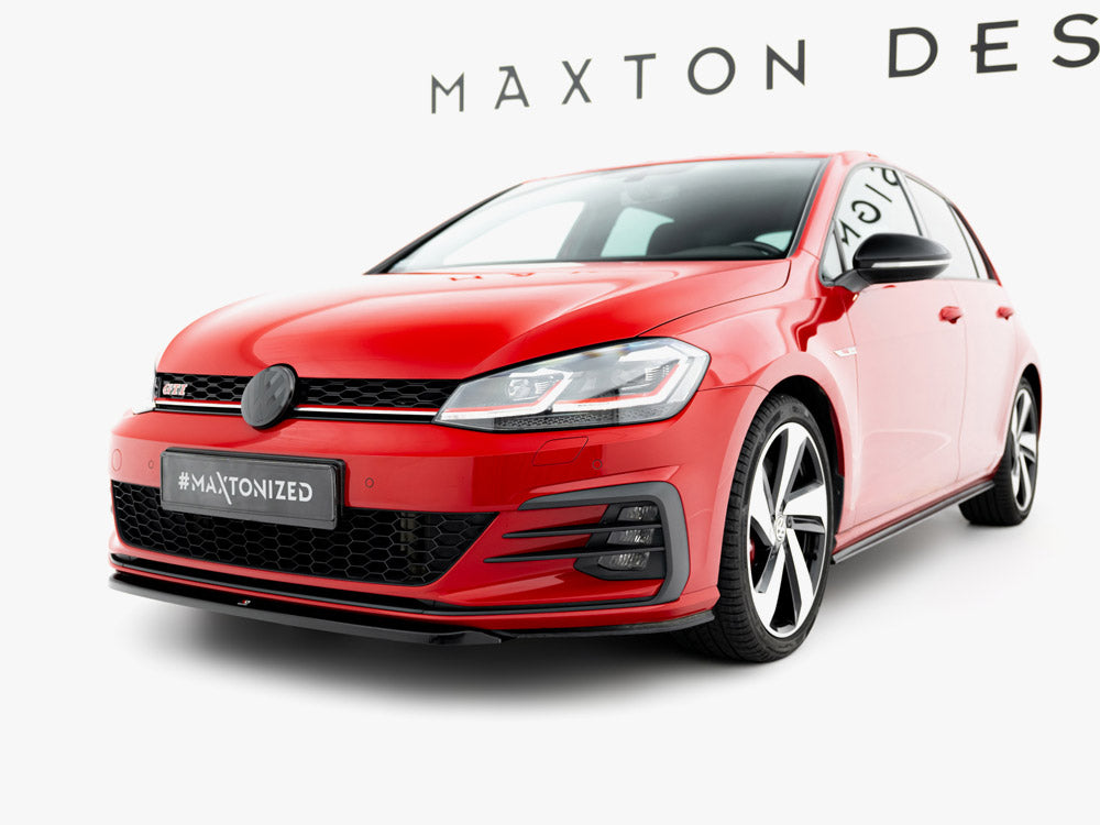 MAXTON DESIGN FRONT SPLITTER V.5 VOLKSWAGEN GOLF GTI MK7 FACELIFT — photo 2