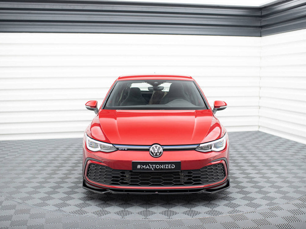 MAXTON DESIGN FRONT SPLITTER V.2 + FLAPS VOLKSWAGEN GOLF 8 GTI / R-LINE — photo 3