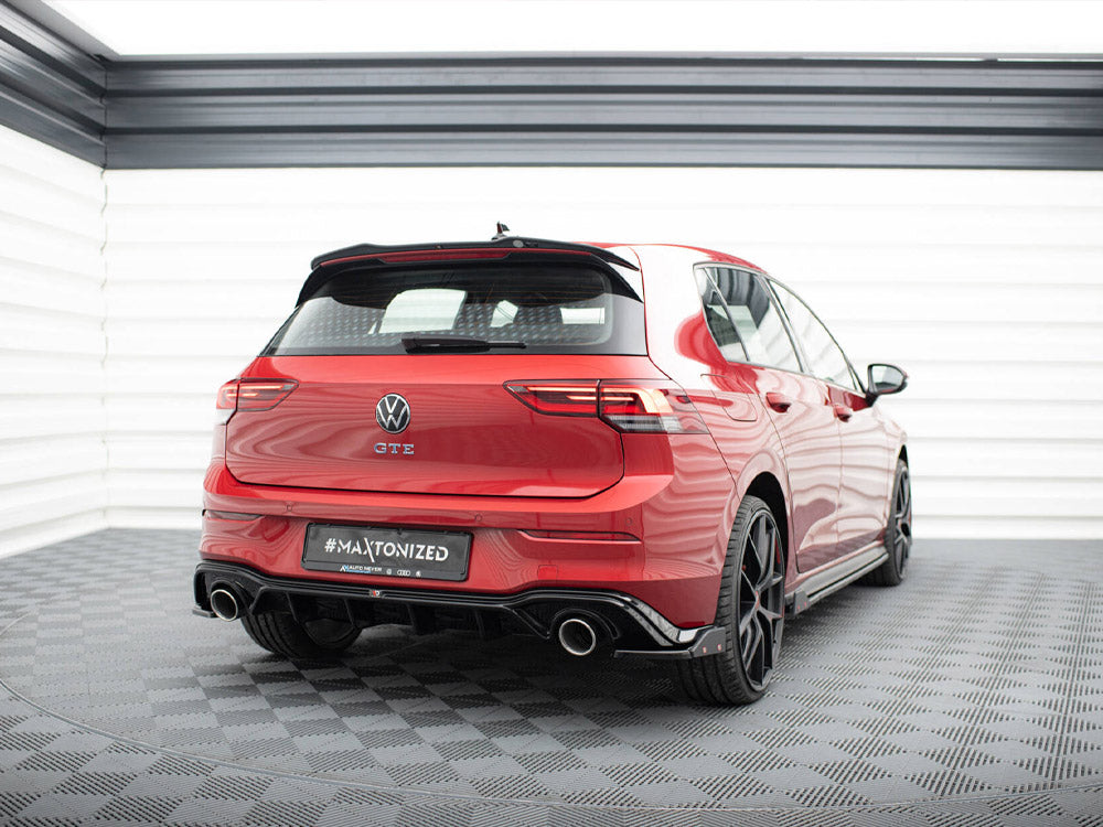 MAXTON DESIGN REAR SIDE SPLITTERS V.2 + FLAPS VOLKSWAGEN GOLF GTI / GTE MK8 — photo 5