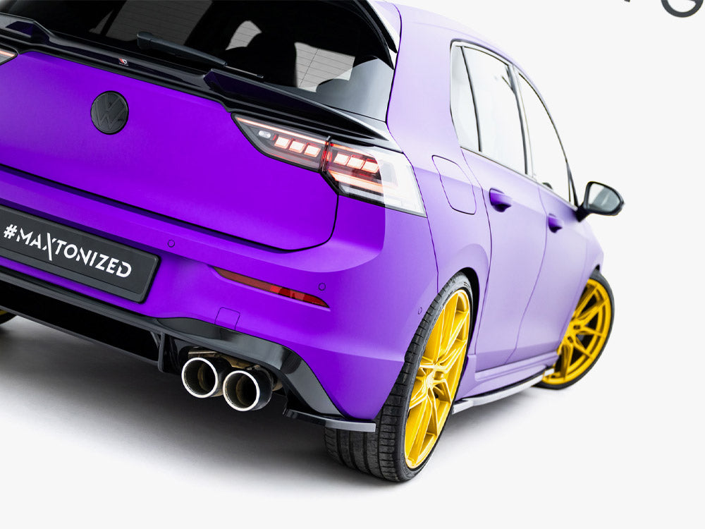 MAXTON DESIGN REAR SIDE SPLITTERS V.1 FOR VOLKSWAGEN GOLF R MK8 — photo 4