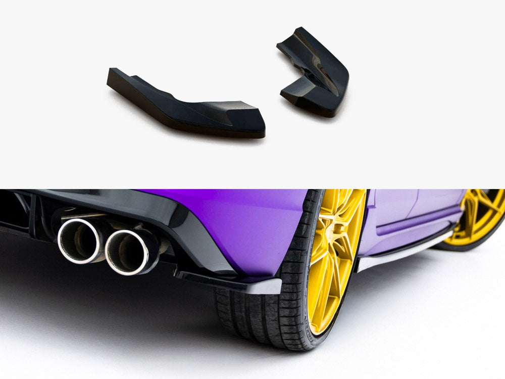 MAXTON DESIGN REAR SIDE SPLITTERS V.2 FOR VOLKSWAGEN GOLF R MK8 — photo 1