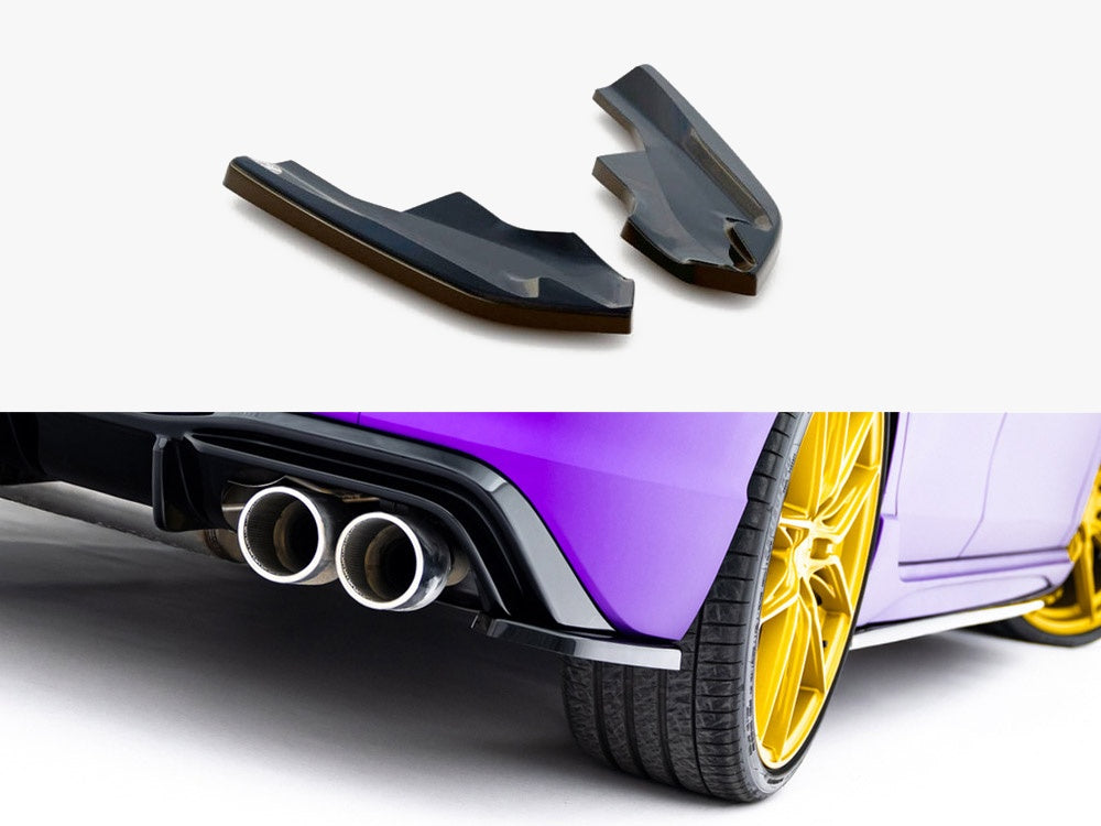 MAXTON DESIGN REAR SIDE SPLITTERS V.4 FOR VOLKSWAGEN GOLF R MK8 — photo 1