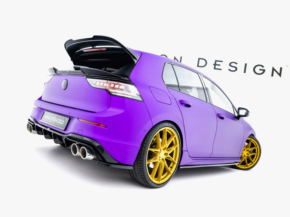 MAXTON DESIGN REAR SIDE SPLITTERS V.4 FOR VOLKSWAGEN GOLF R MK8 — photo 3