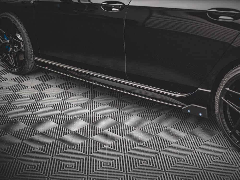 MAXTON DESIGN SIDE SKIRTS DIFFUSERS V.2 + FLAPS VOLKSWAGEN GOLF R MK8 — photo 4