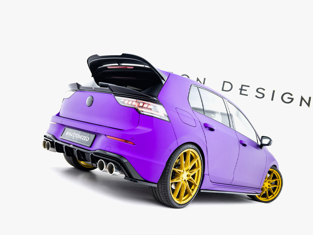 MAXTON DESIGN LOWER SPOILER CAP 3D VOLKSWAGEN GOLF R MK8 FACELIFT — photo 2