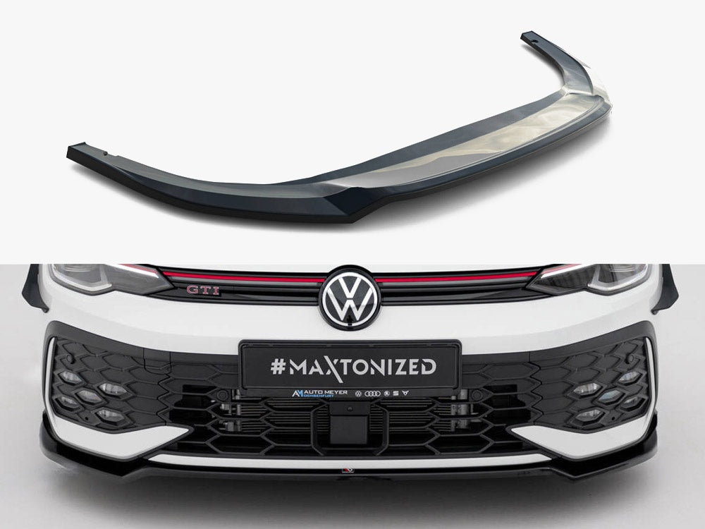 MAXTON DESIGN FRONT SPLITTER V3 VOLKSWAGEN GOLF MK8 FACELIFT — photo 1