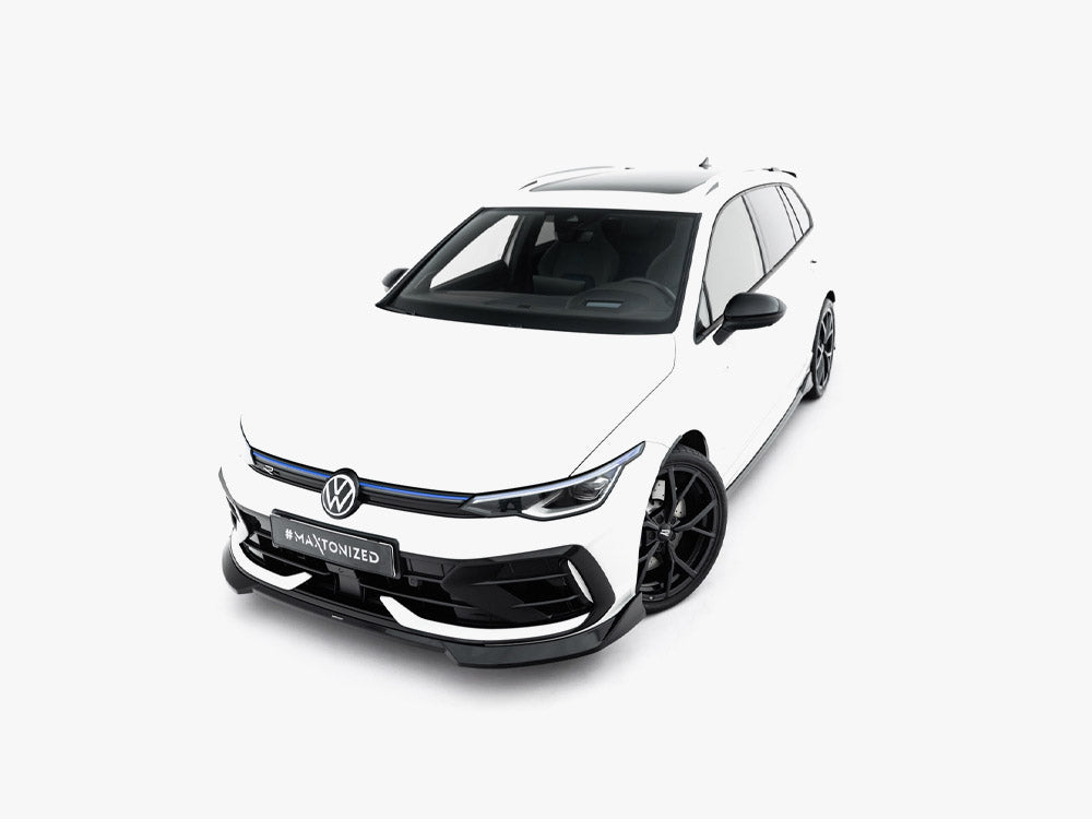 MAXTON DESIGN FRONT SPLITTER V.4 VOLKSWAGEN GOLF R MK8 FACELIFT — photo 3