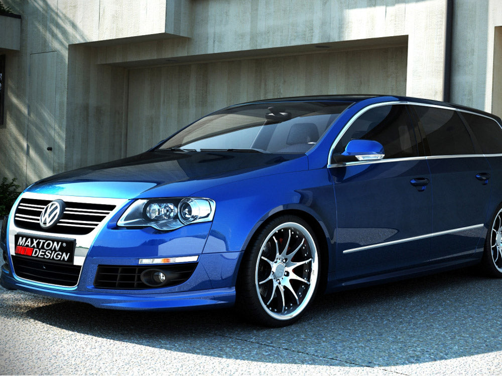 MAXTON DESIGN FRONT BUMPER SPOILER VW PASSAT B6 R-LINE LOOK — photo 2