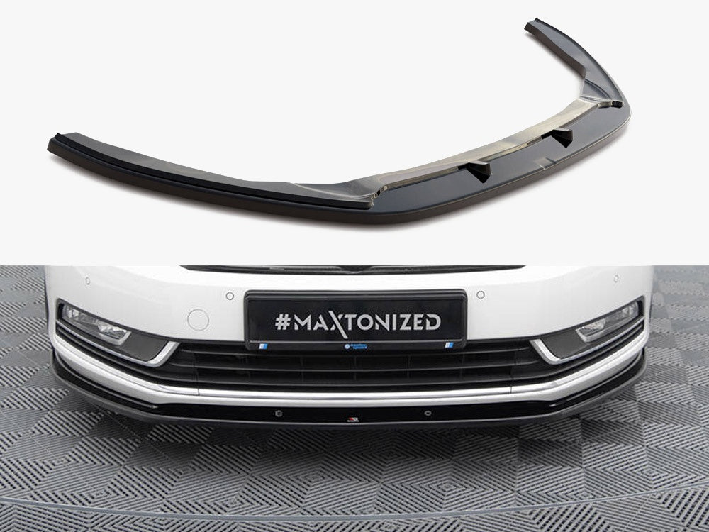 MAXTON DESIGN FRONT SPLITTER V.2 VOLKSWAGEN PASSAT B7 — photo 1