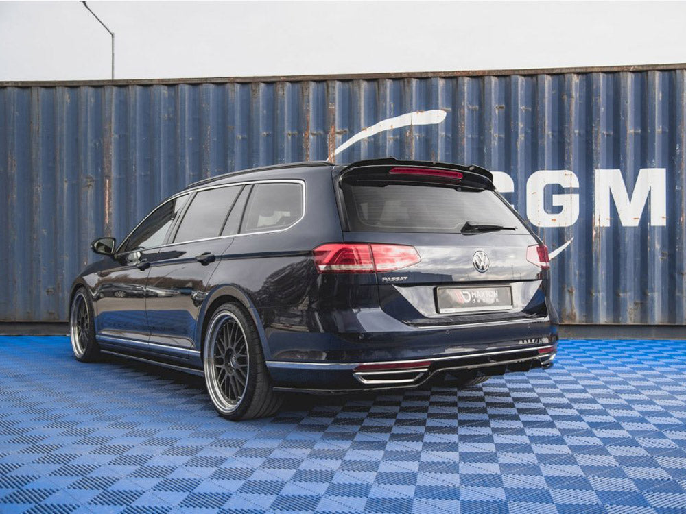 MAXTON DESIGN REAR SPLITTER VERTICAL BARS VOLKSWAGEN PASSAT B8 — photo 2