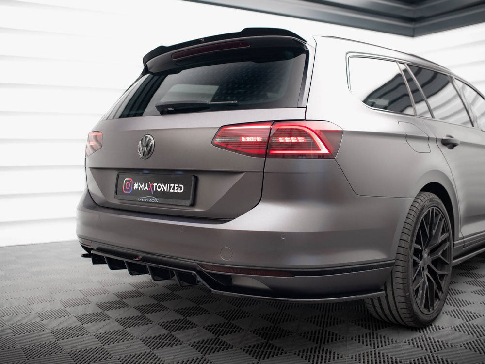 MAXTON DESIGN REAR SPLITTER VERTICAL BARS VOLKSWAGEN PASSAT SEDAN / VARIANT B8 — photo 4