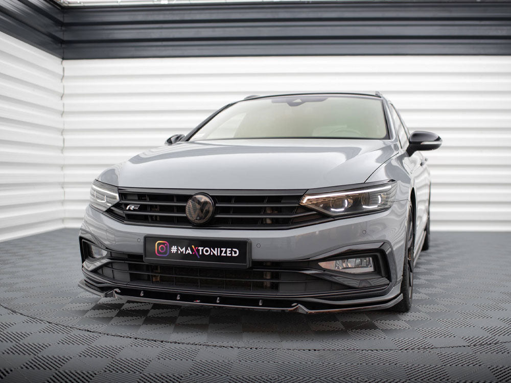 MAXTON DESIGN FRONT SPLITTER V.1 VOLKSWAGEN PASSAT R-LINE B8 FACELIFT — photo 2