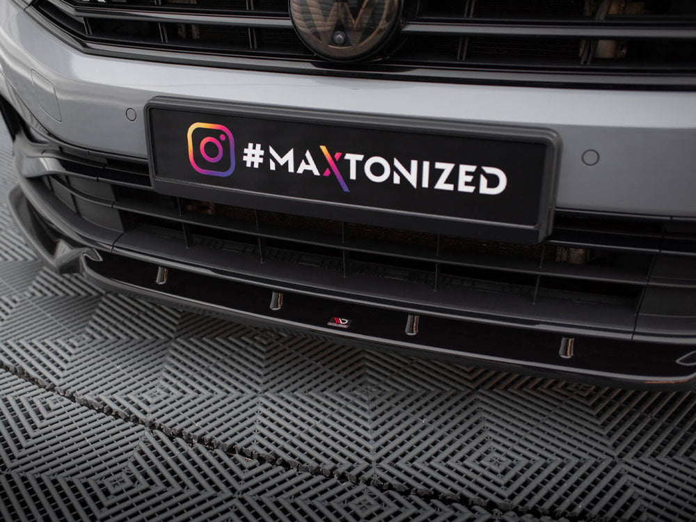 MAXTON DESIGN FRONT SPLITTER V.1 VOLKSWAGEN PASSAT R-LINE B8 FACELIFT — photo 4