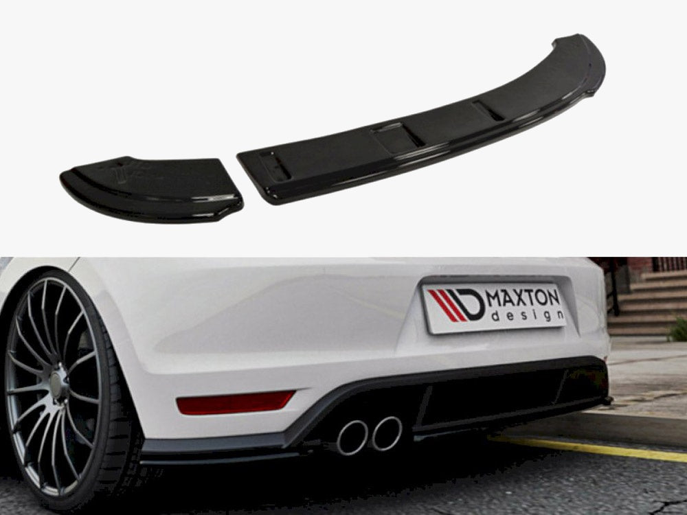 Maxton Design Rear Splitter - Volkswagen Polo GTI Mk5 Facelift 2014-2017 — photo 1