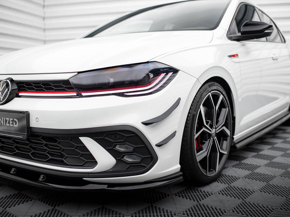 MAXTON DESIGN FRONT BUMPER CANARDS VOLKSWAGEN POLO GTI MK6 FACELIFT — photo 2