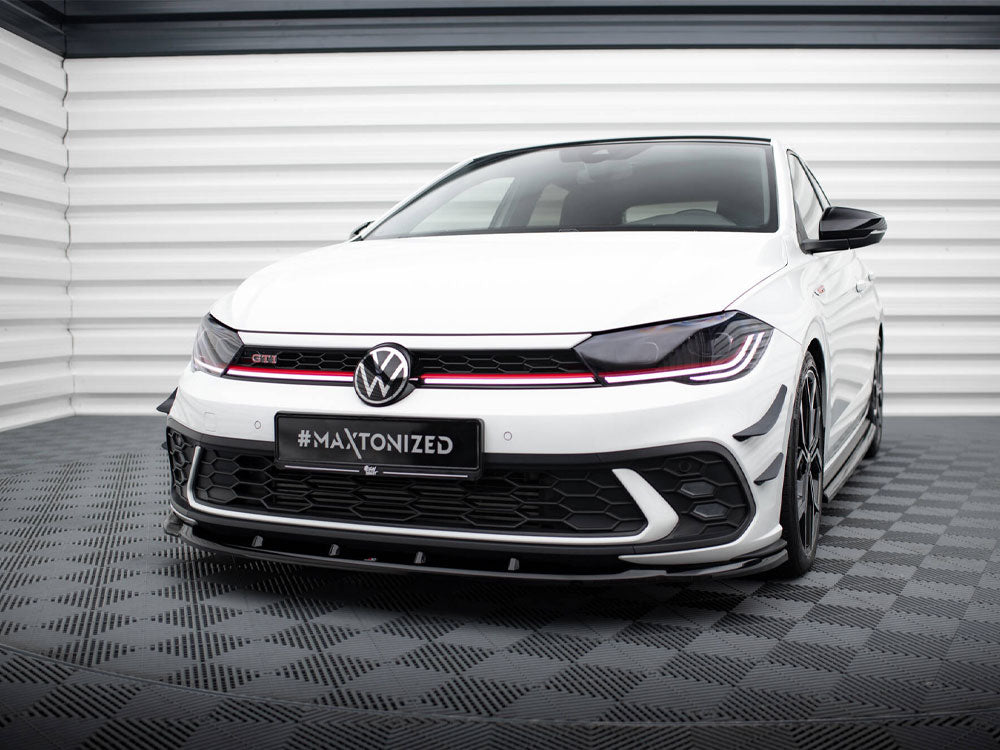 MAXTON DESIGN FRONT SPLITTER V.1 VOLKSWAGEN POLO GTI MK6 FACELIFT — photo 2