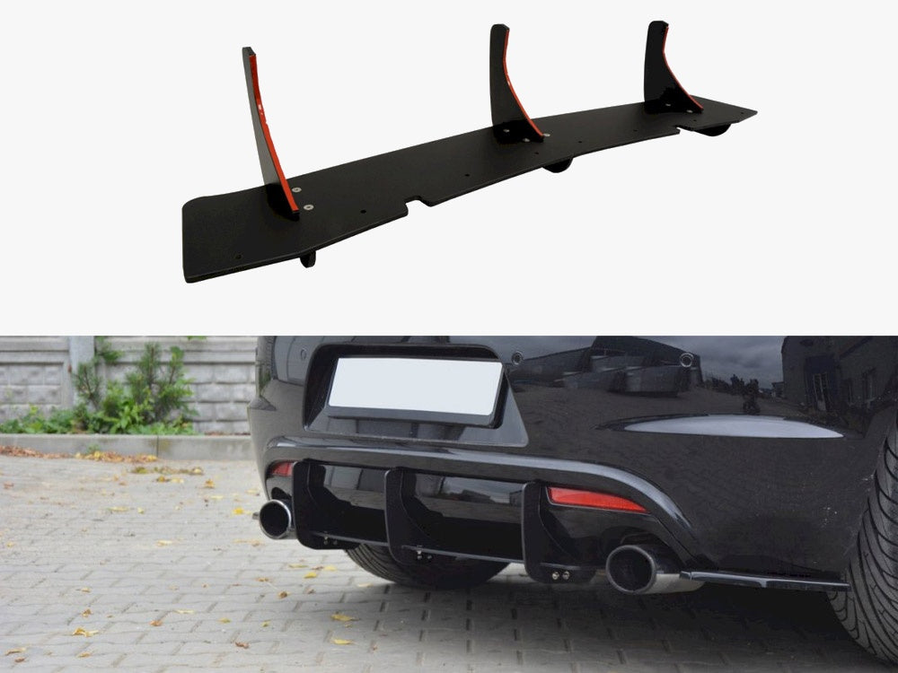 Maxton Design Volkswagen Scirocco R Rear Diffuser & Rear Side Splitters 2009-2013 — photo 1
