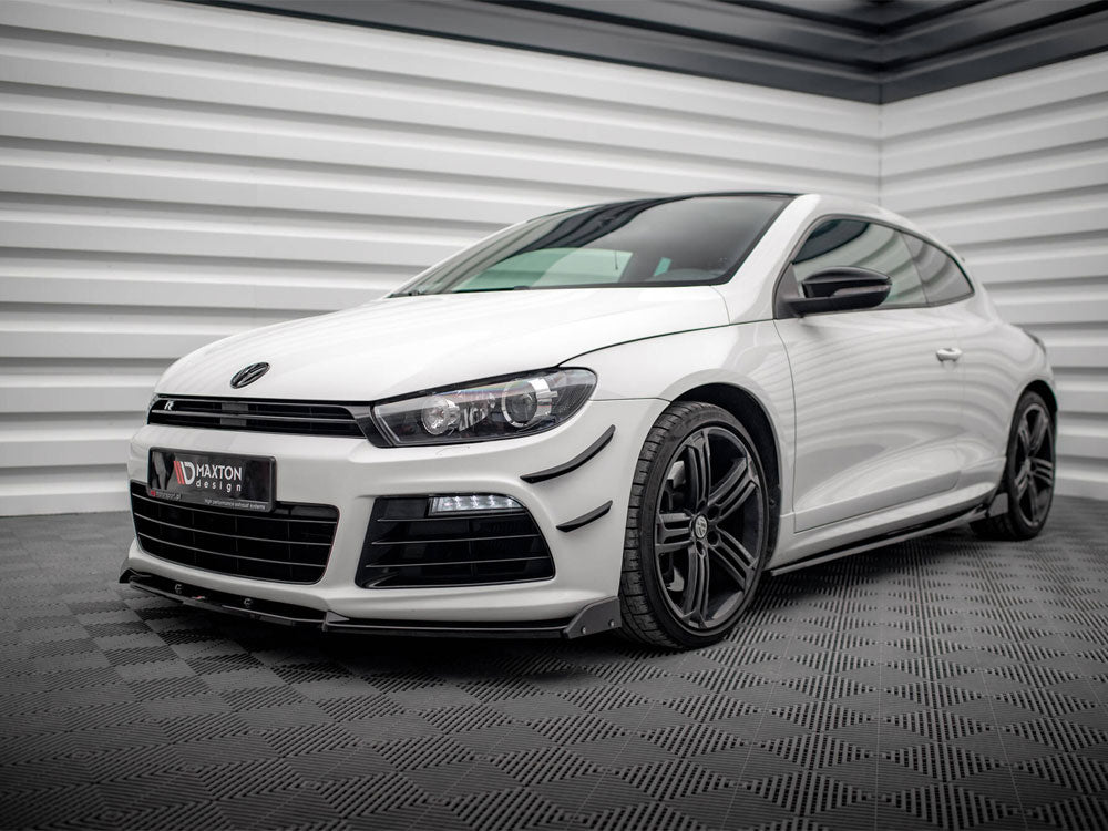 Maxton Design Volkswagen Scirocco R Mk3 Front Splitter V.3 + Flaps 2008-2014 — photo 2