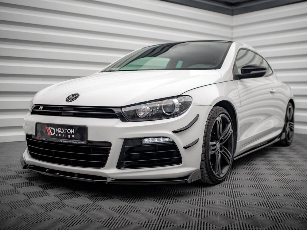 Maxton Design Volkswagen Scirocco R Mk3 Front Splitter V.3 + Flaps 2008-2014 — photo 3